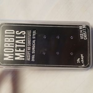 New Morbid Metals Purple CZ Nose 20GL